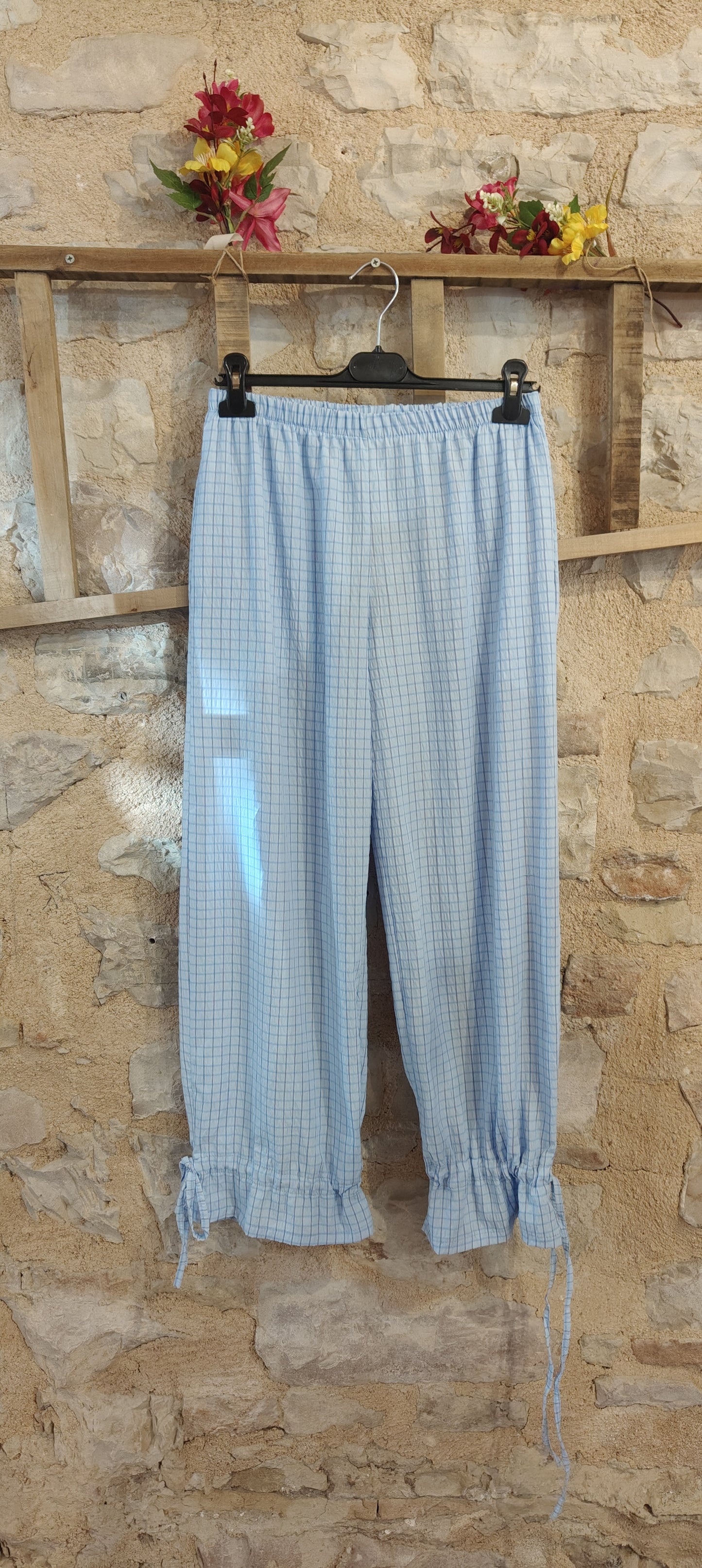 Pantaloni fiocchetti (azzurri)