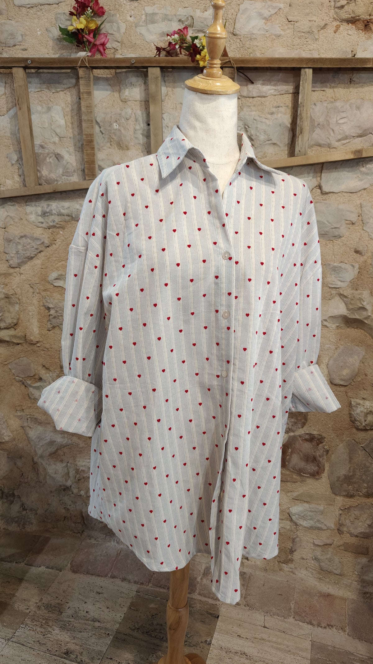 Camicia cuoricini