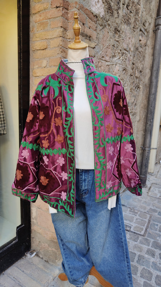 Kimono Suzani Melanzana