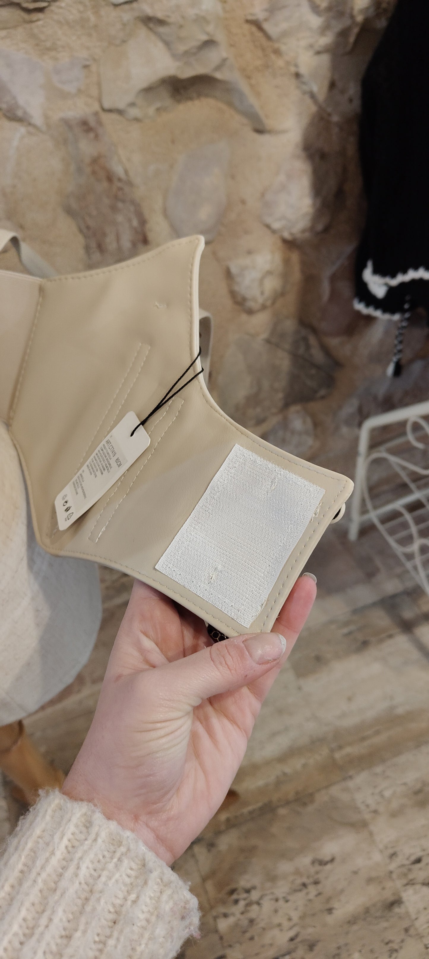 Cintura corsetto panna