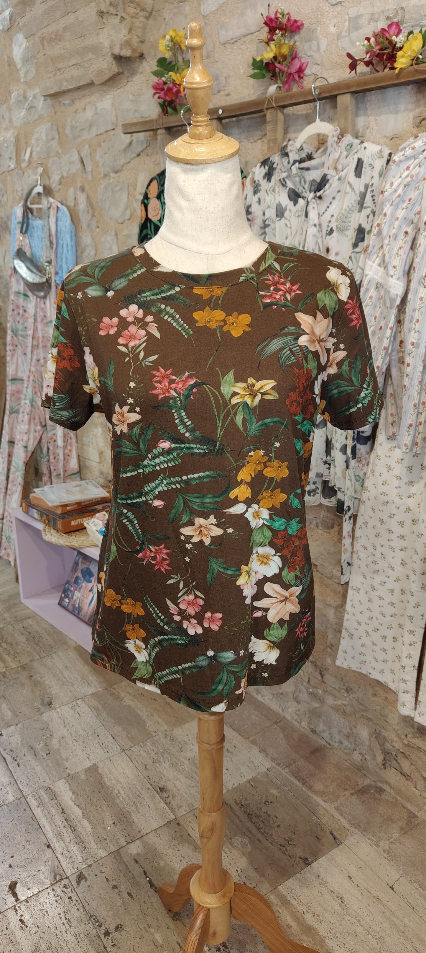 T-shirt fiori