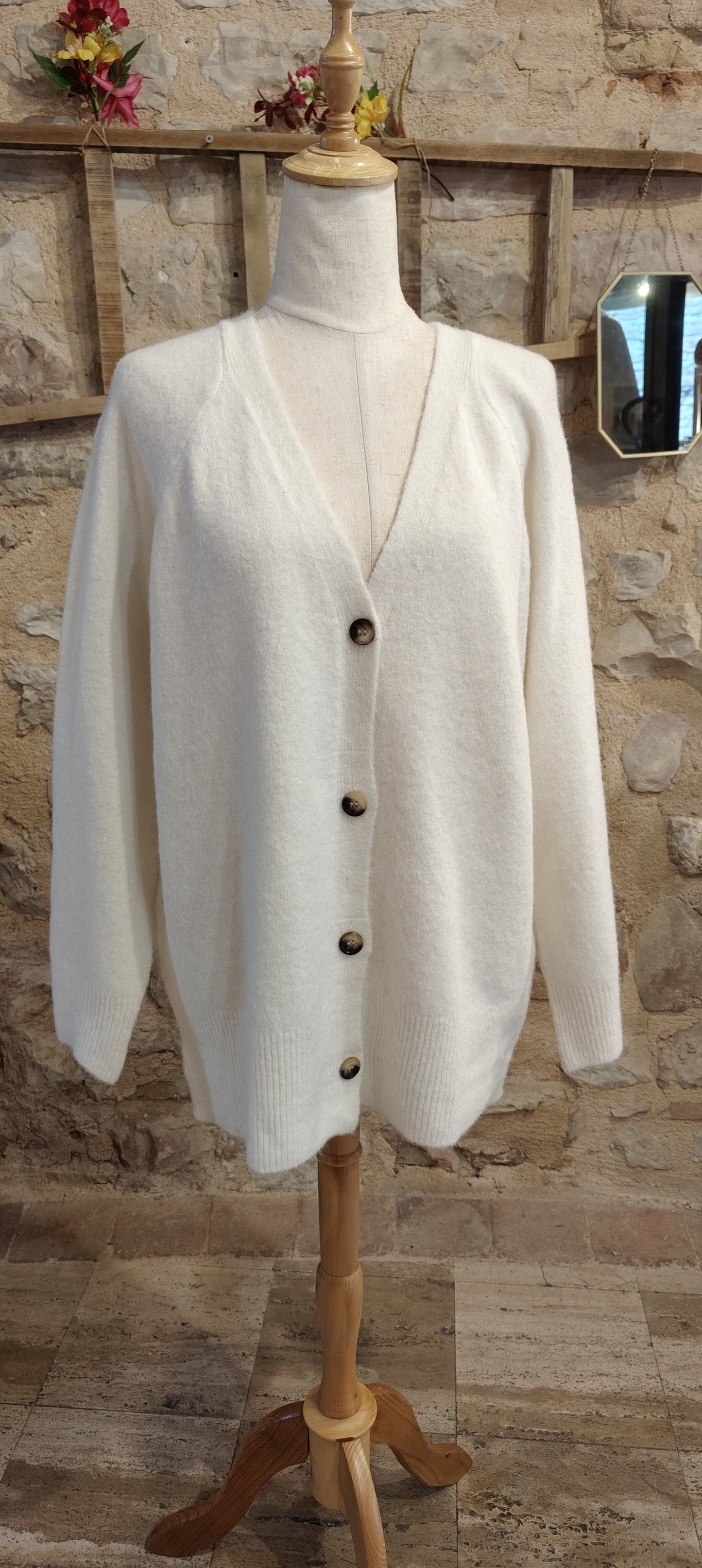 Cardigan bianco