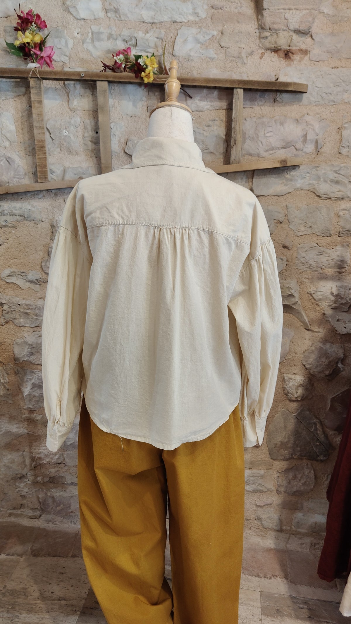 Camicia basic (panna)