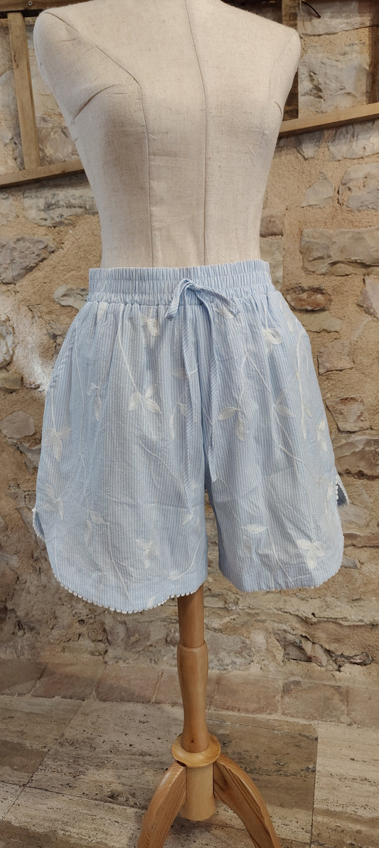 Shorts ricamini