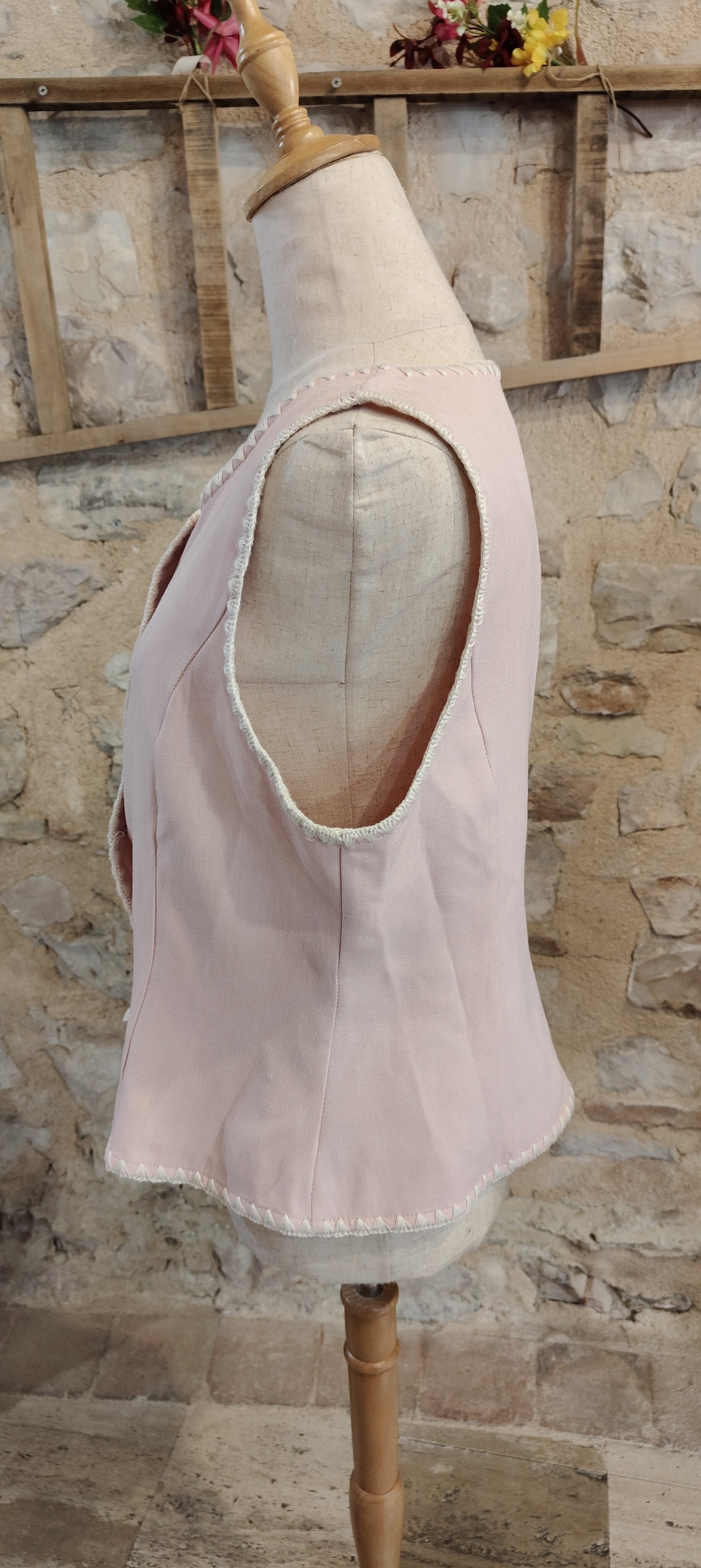 Gilet rosa
