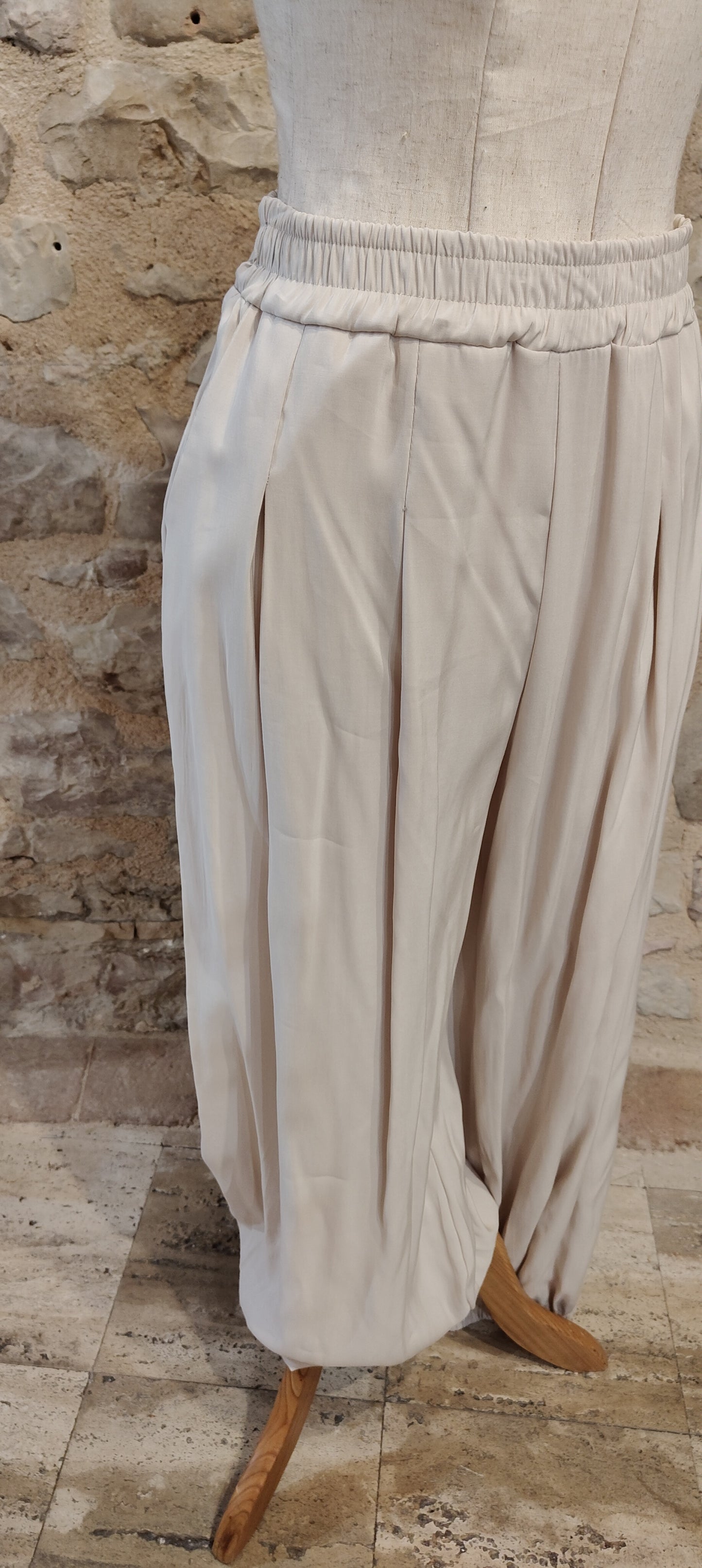 Pantalone manopesca bianco