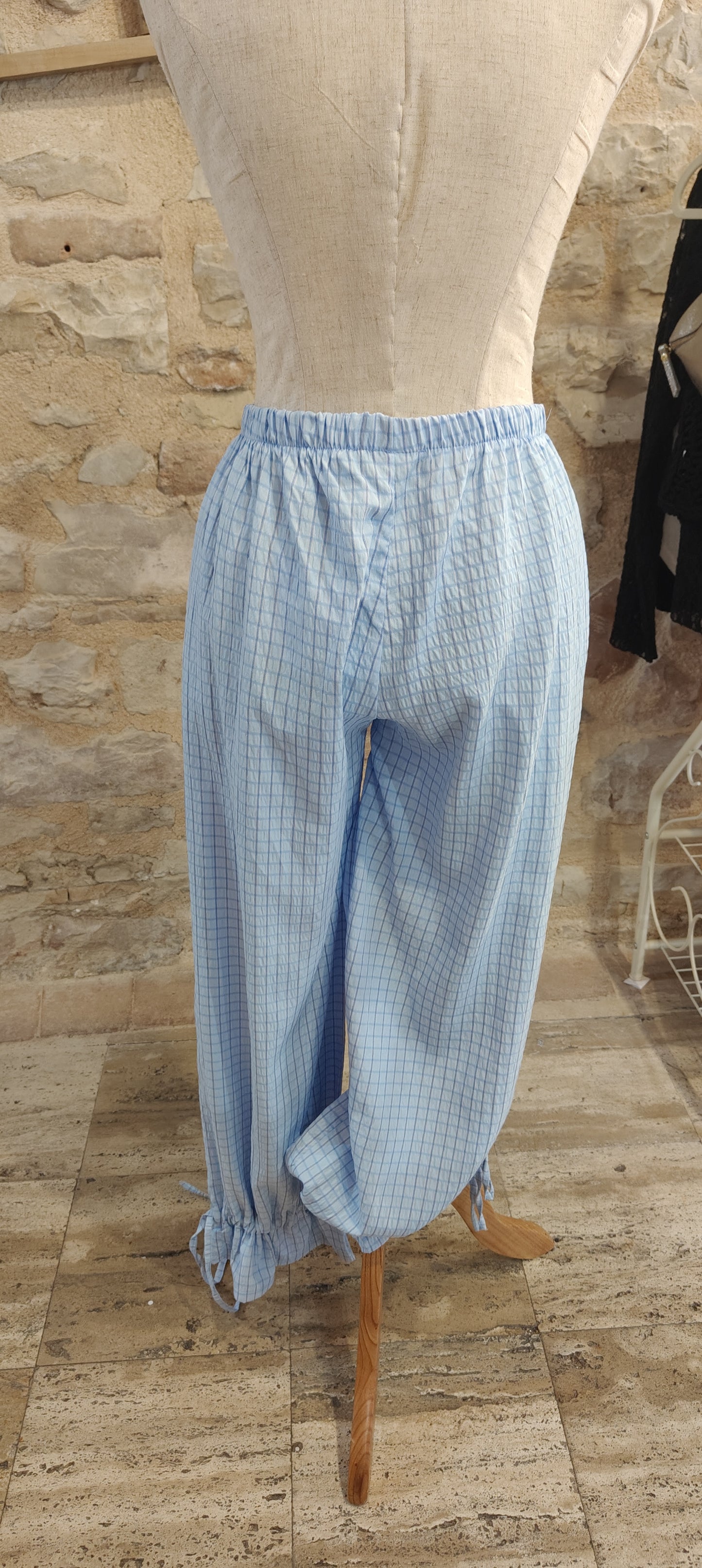 Pantaloni fiocchetti (azzurri)