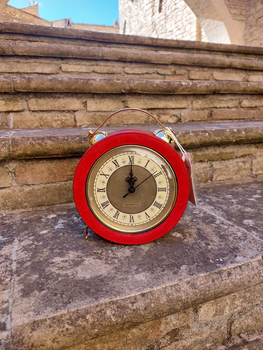 Borsa orologio rossa
