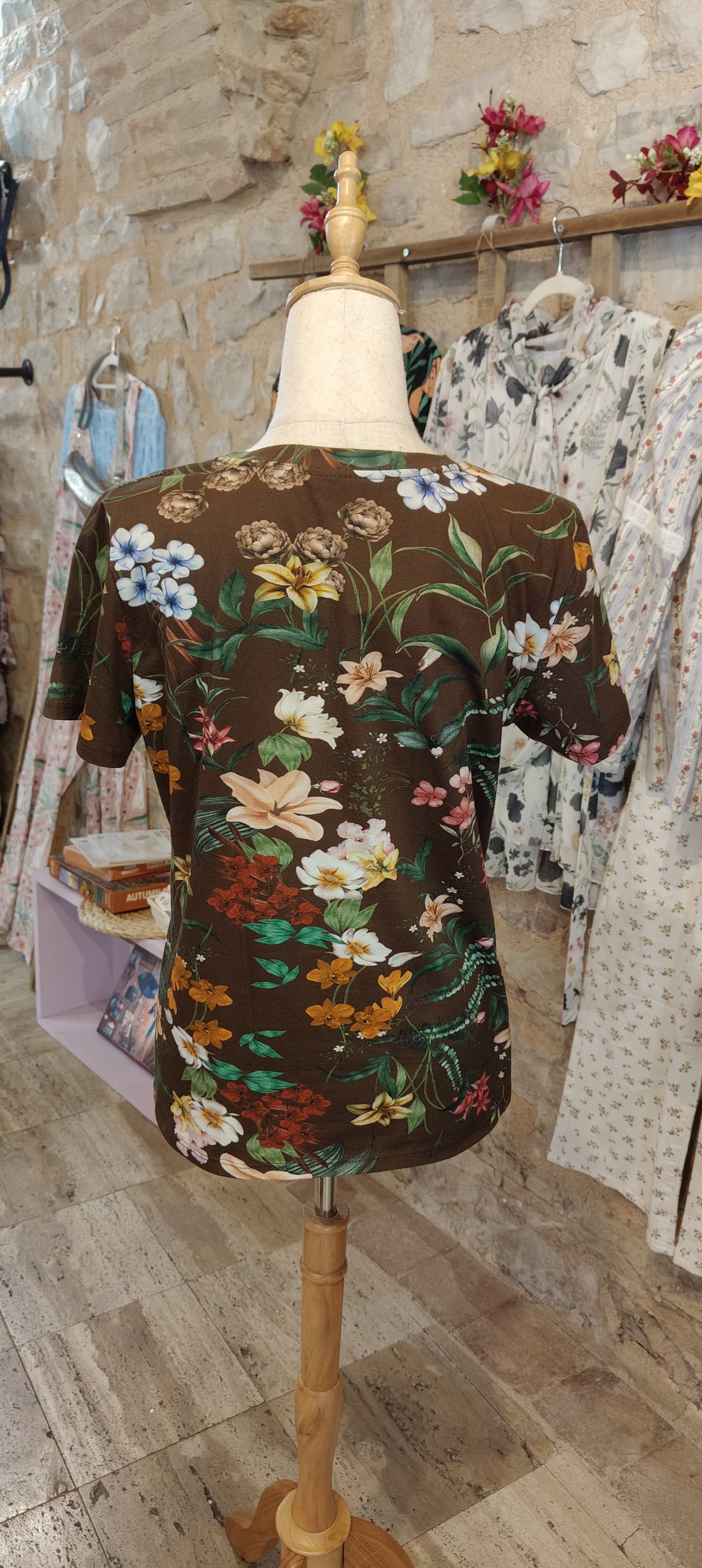 T-shirt fiori