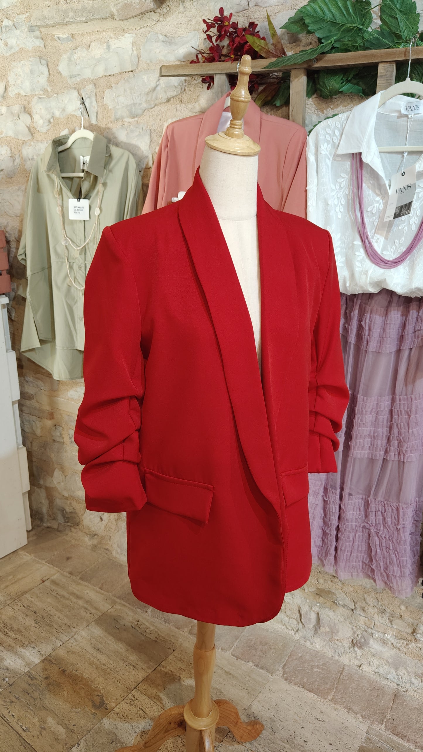 Blazer rosso