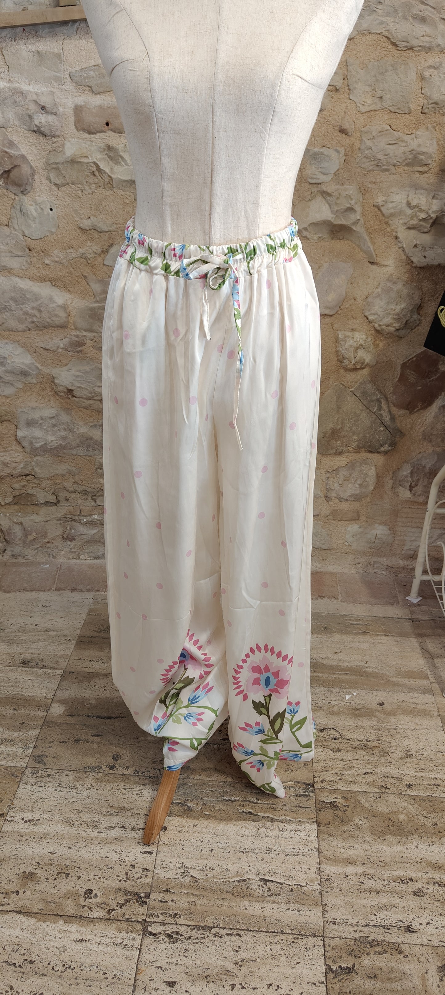 Pantaloni geo (bianchi)