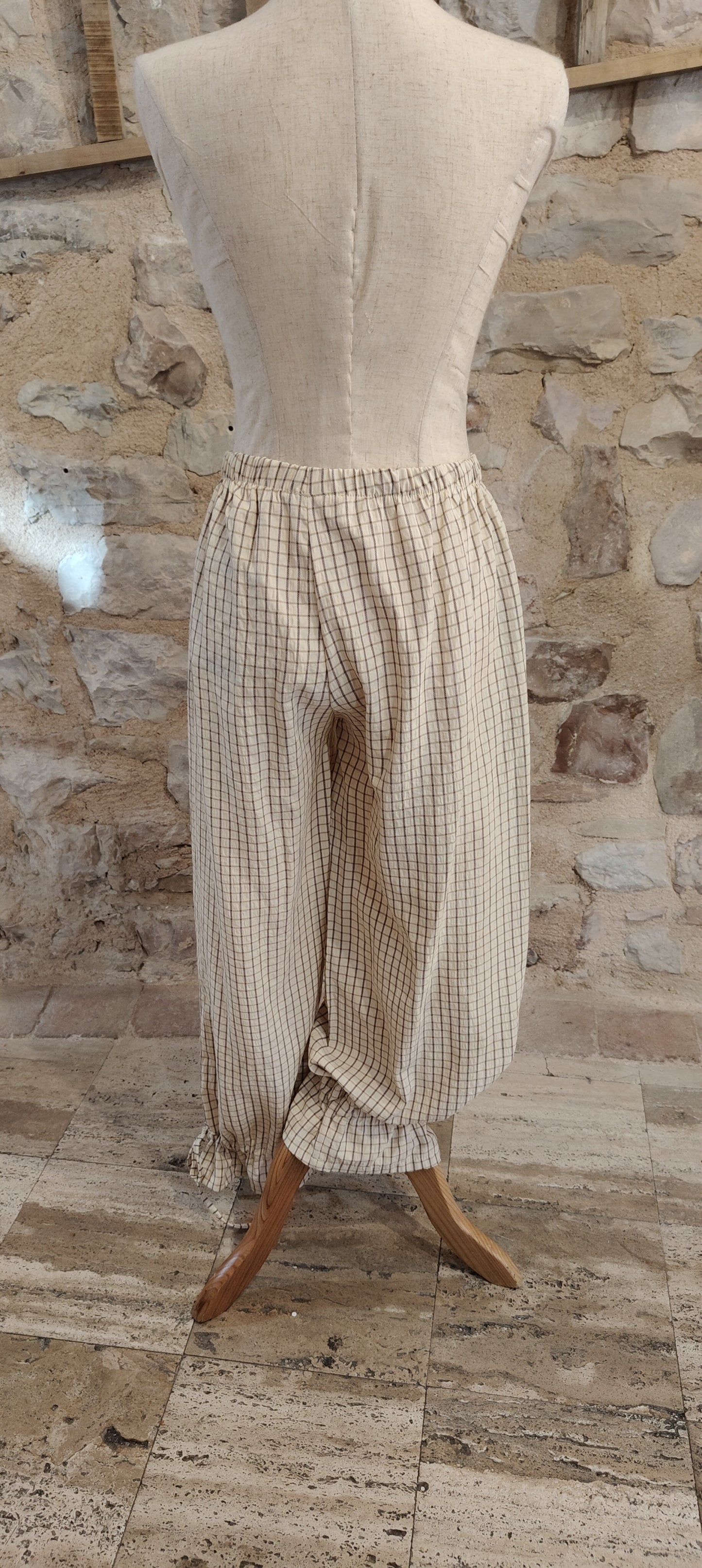 Pantaloni fiocchetti (panna)