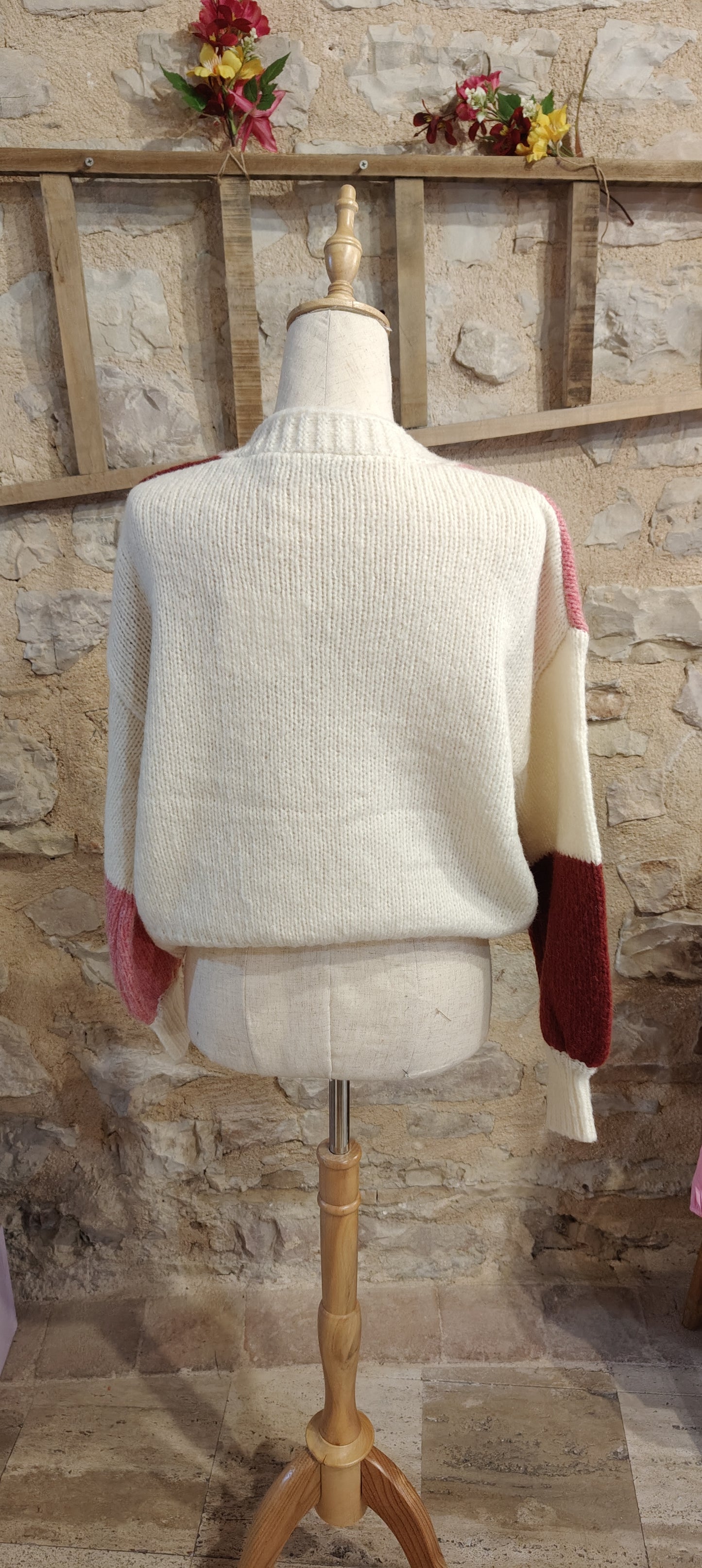 Cardigan cuoricini rosa