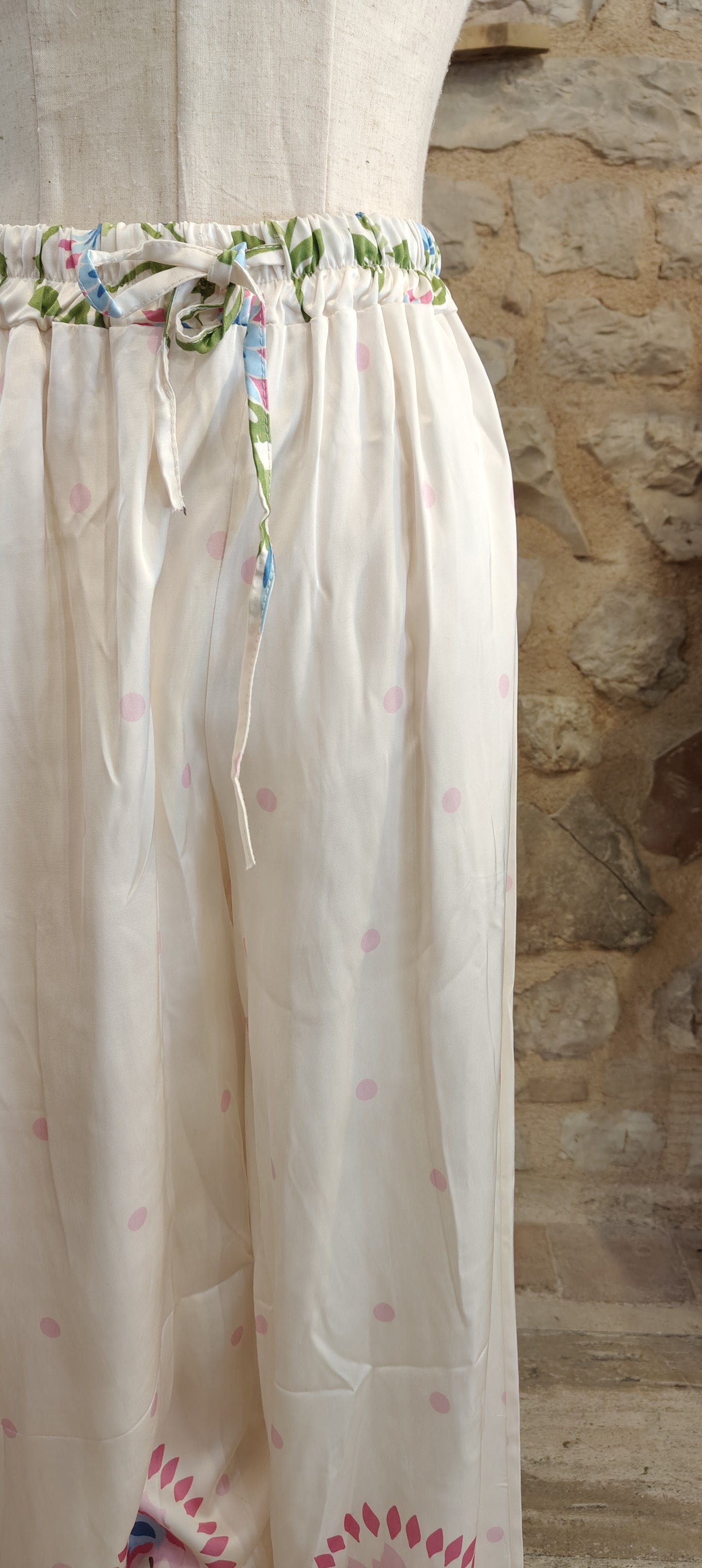 Pantaloni geo (bianchi)