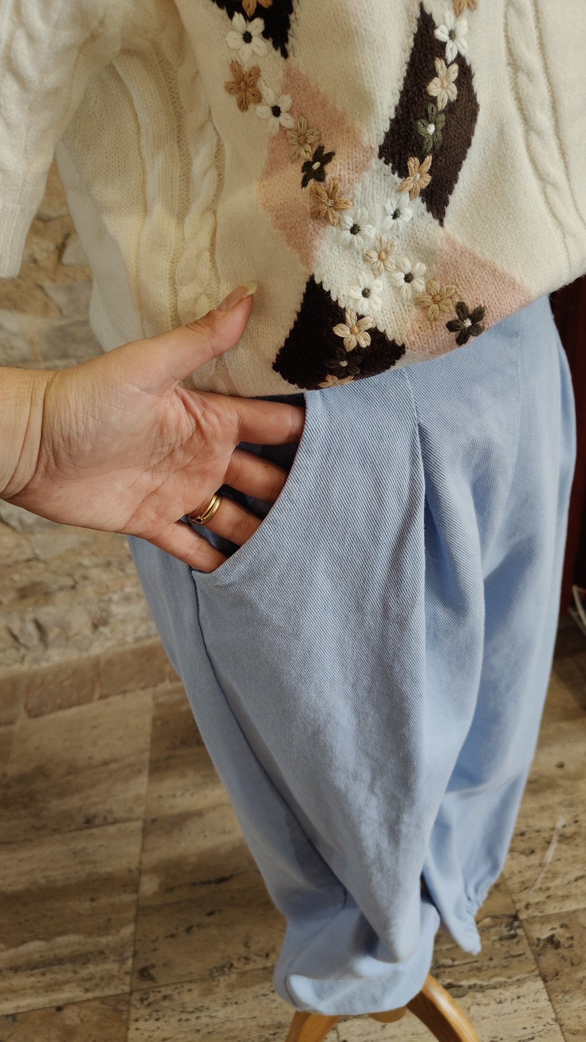 Pantaloni usignolo