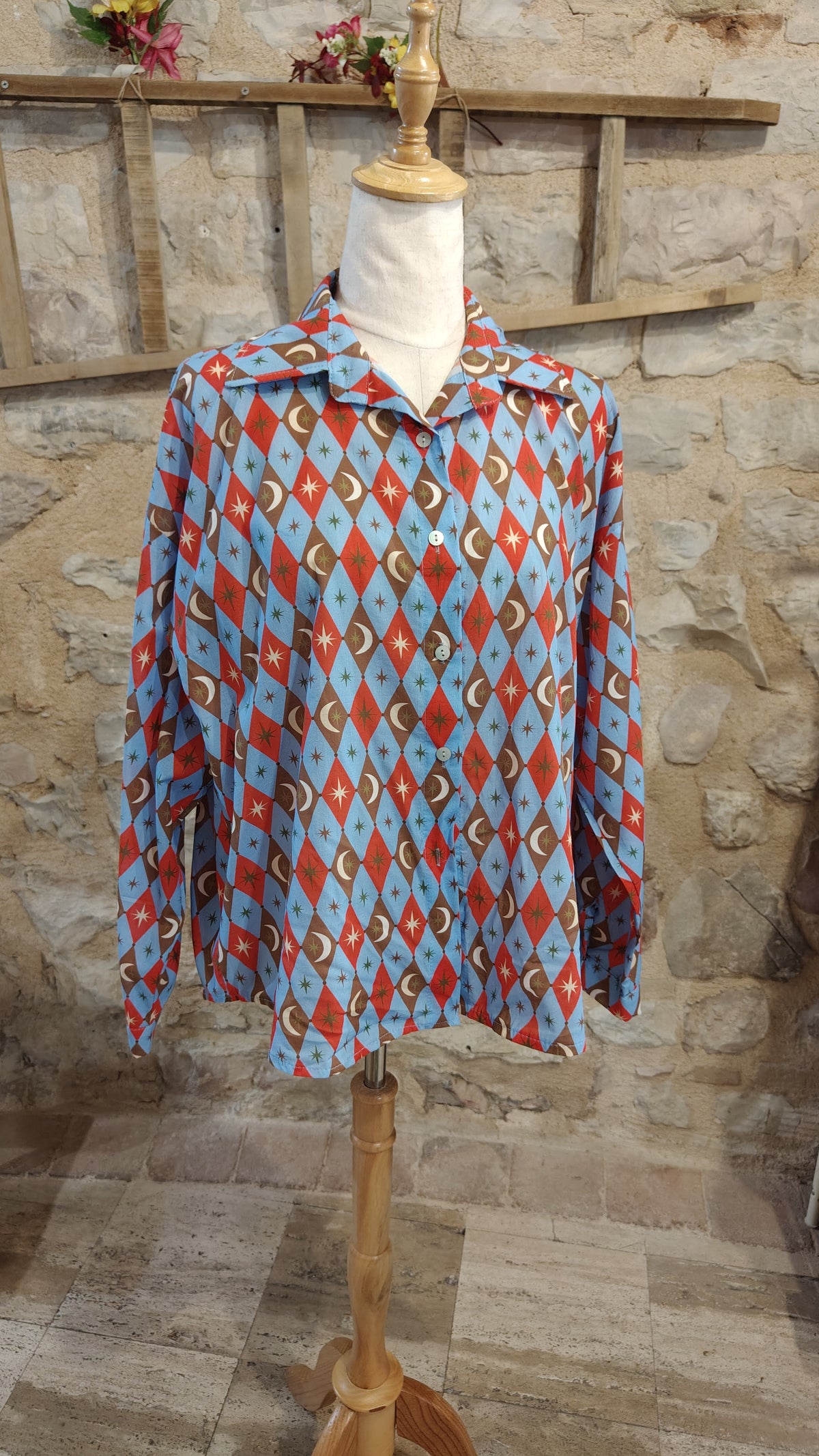 Camicia circus (azzurra)