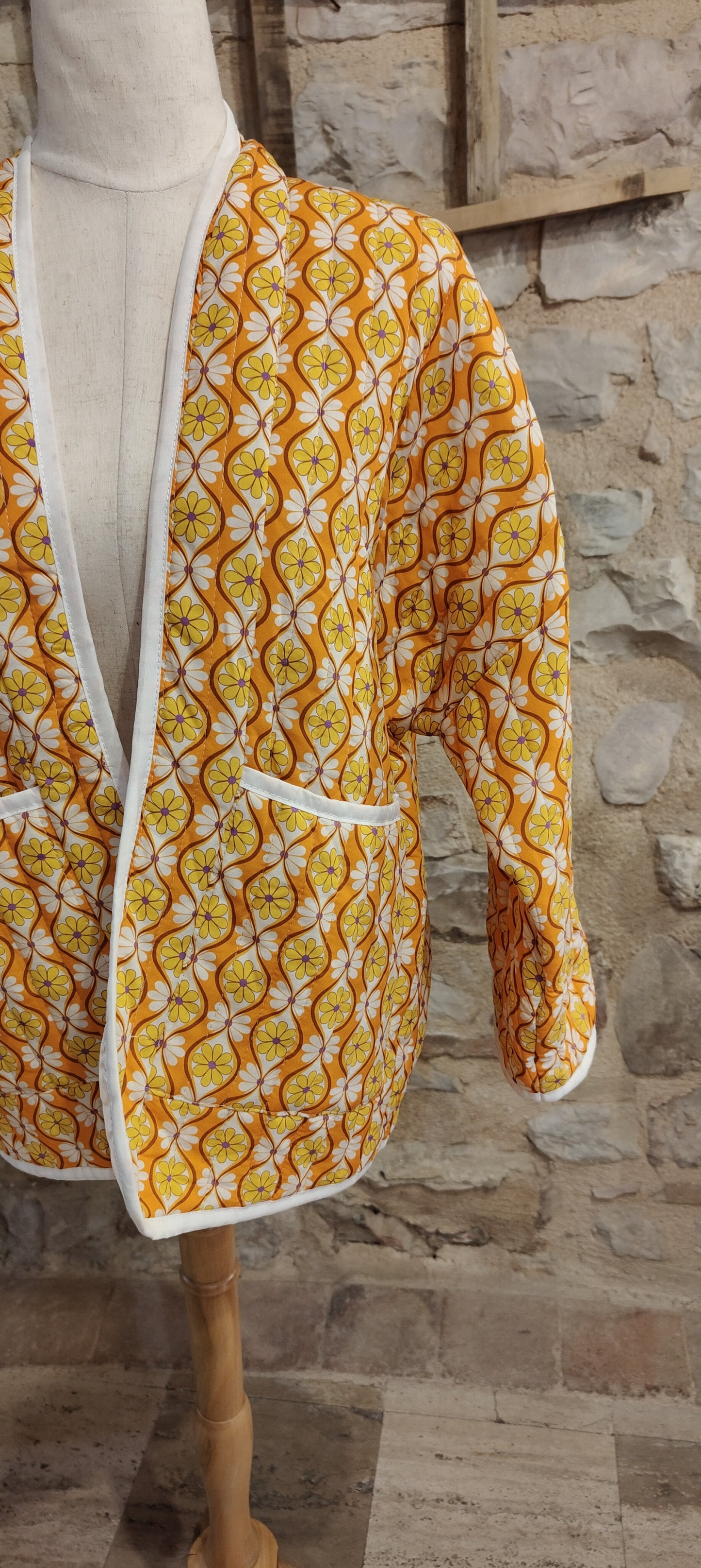 Giacca trapunta 70s