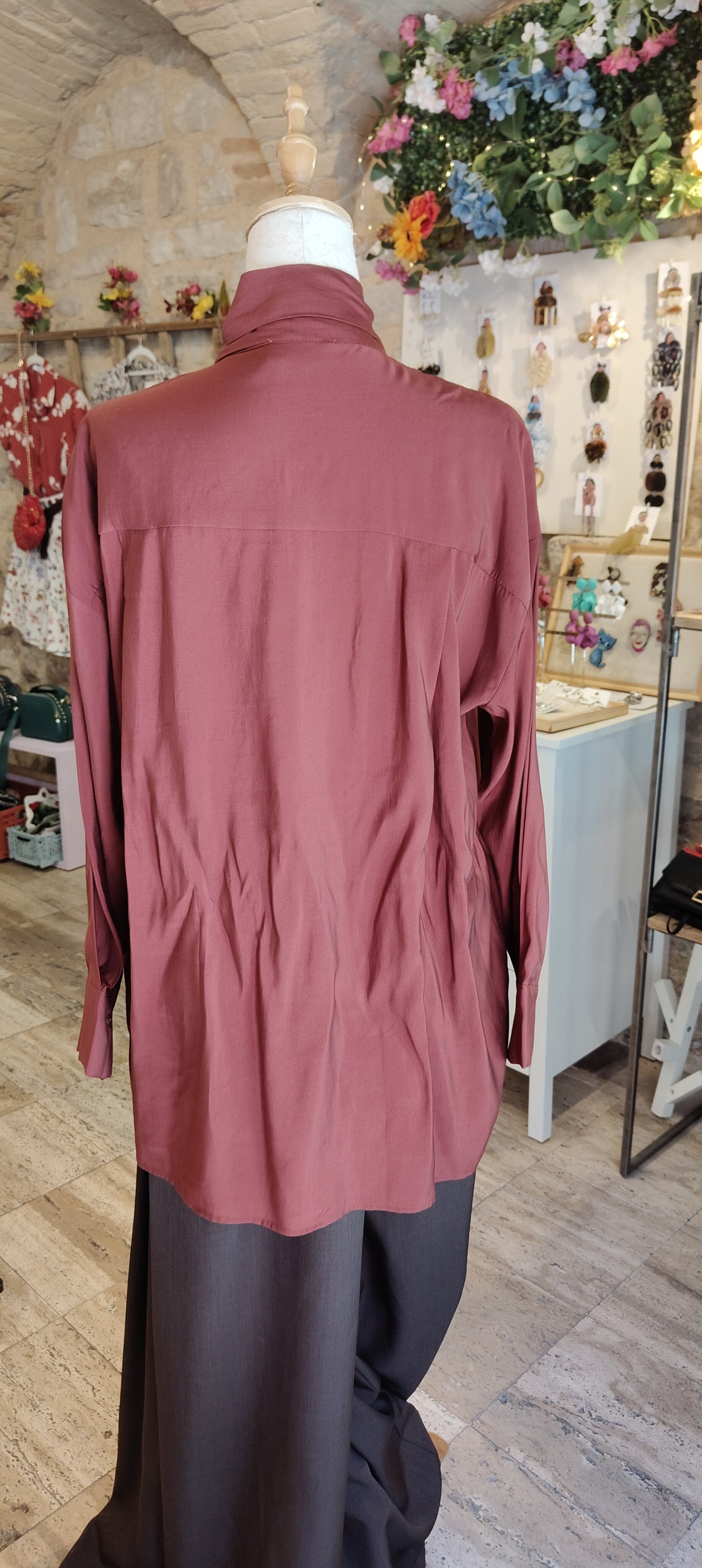 Camicia con fiocco