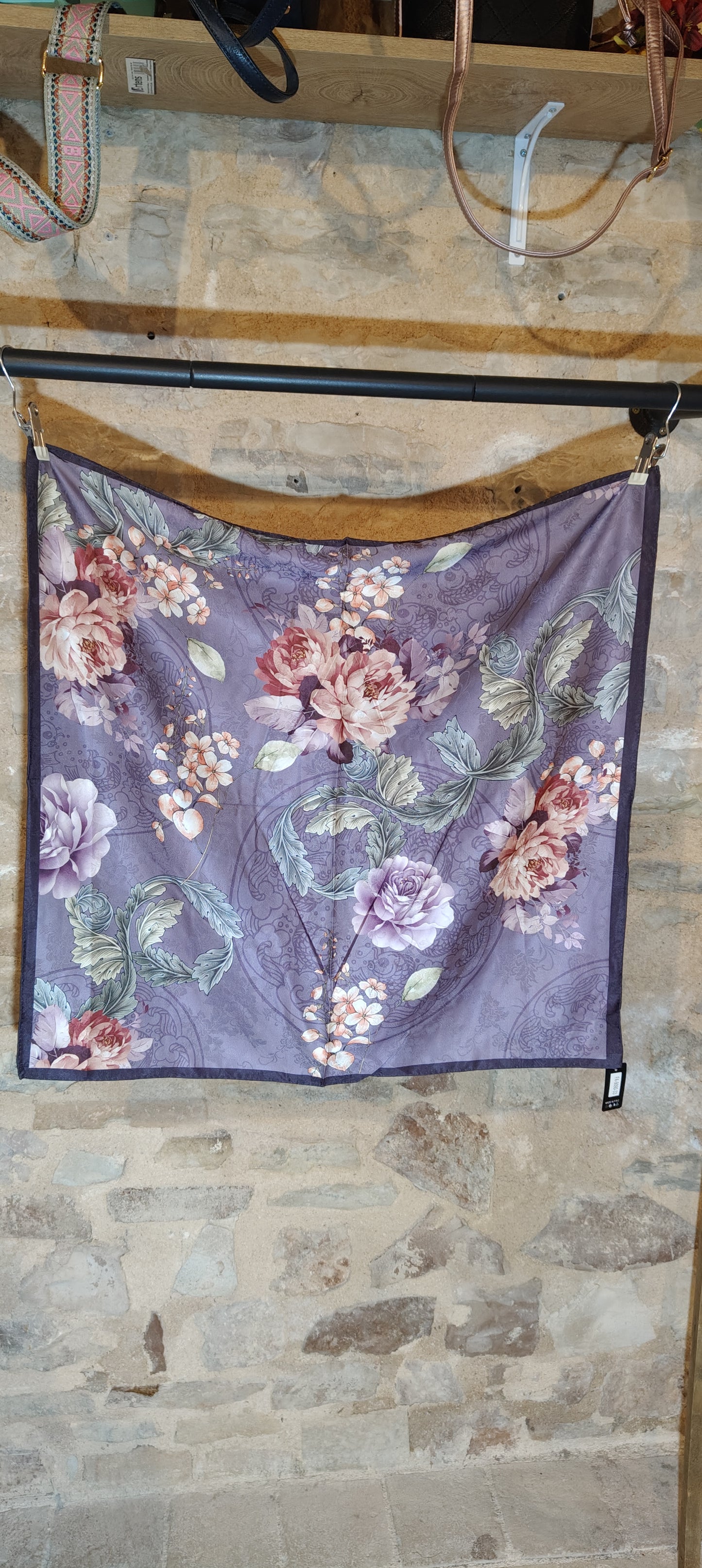 Foulard peonie