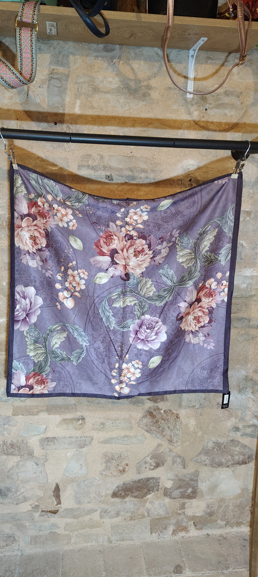 Foulard peonie