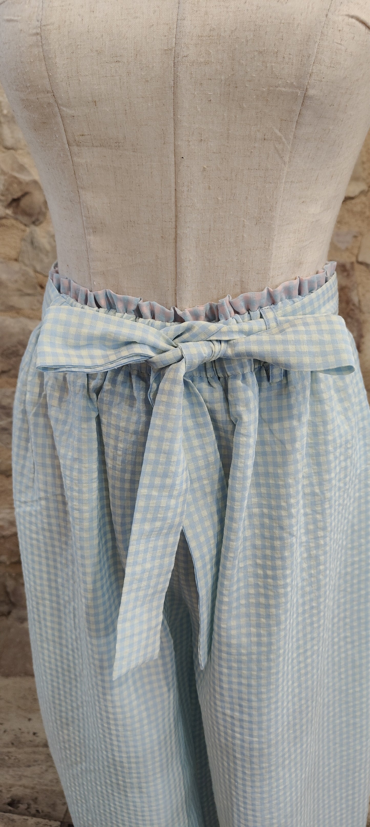 Pantaloni vichy