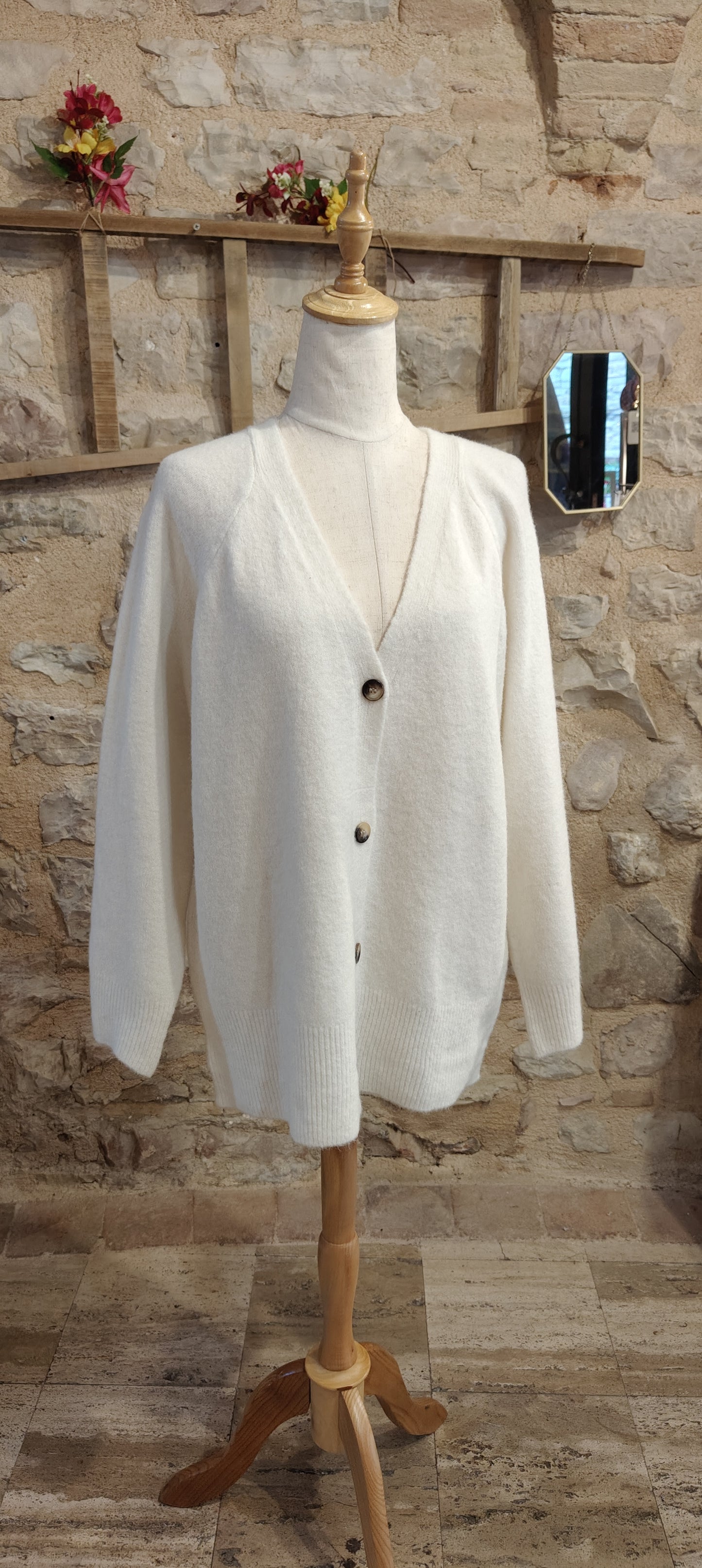 Cardigan bianco