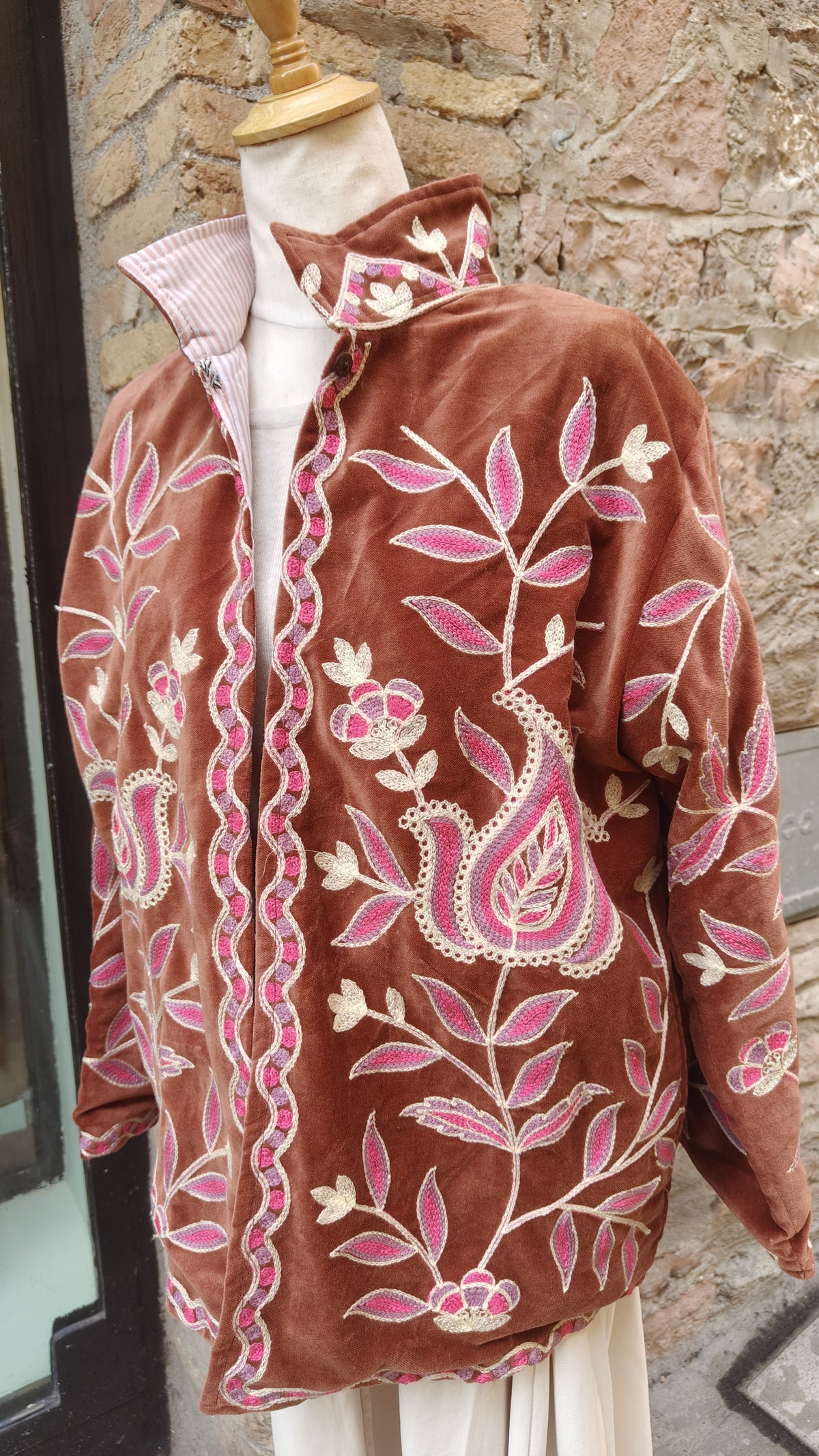 Kimono Suzani pesca