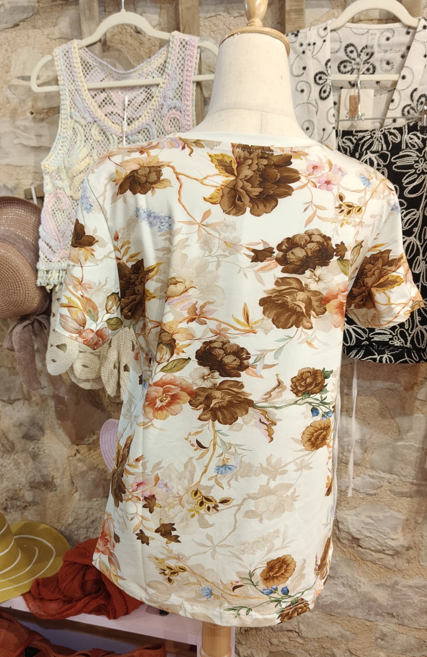 T-shirt fiori