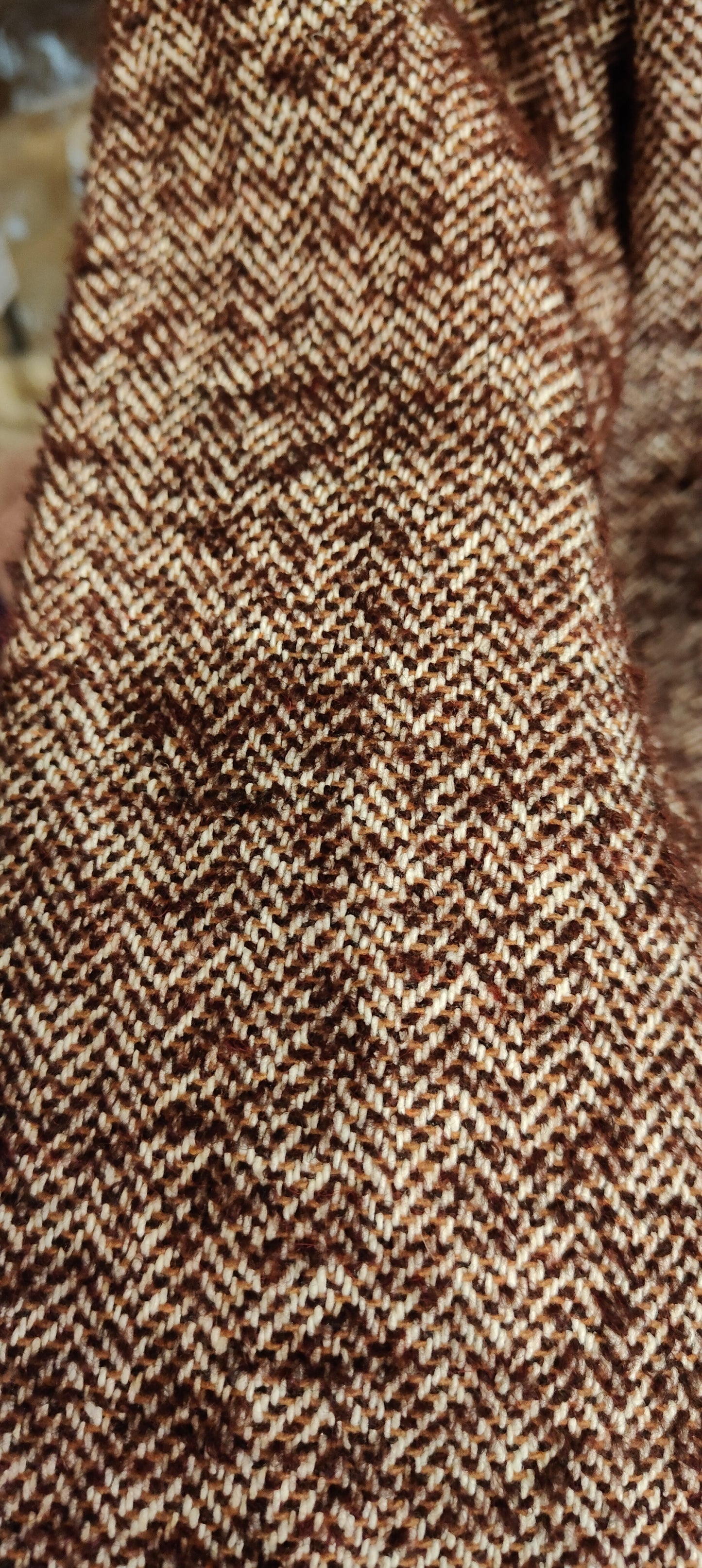 Cappotto pies de poule bordeaux