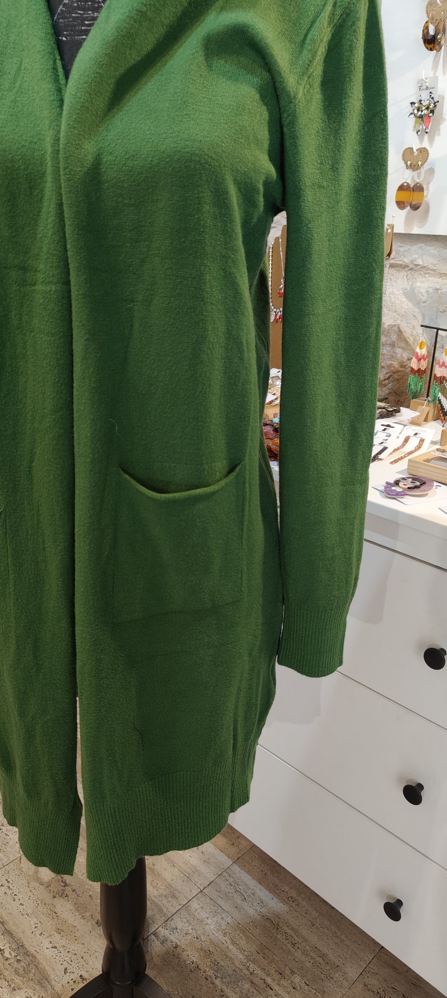 Cardigan verde
