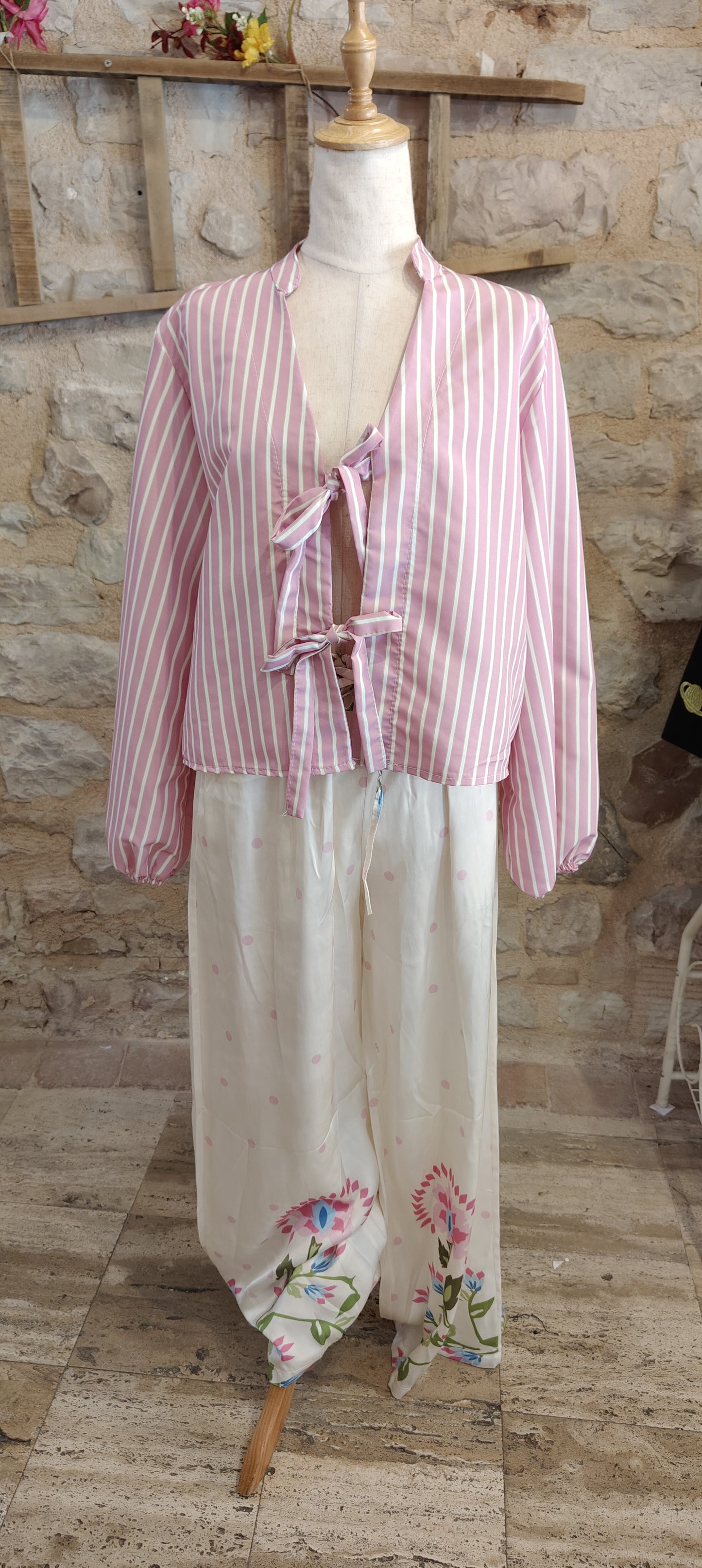 Pantaloni geo (bianchi)