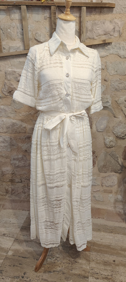 Abito boho bianco