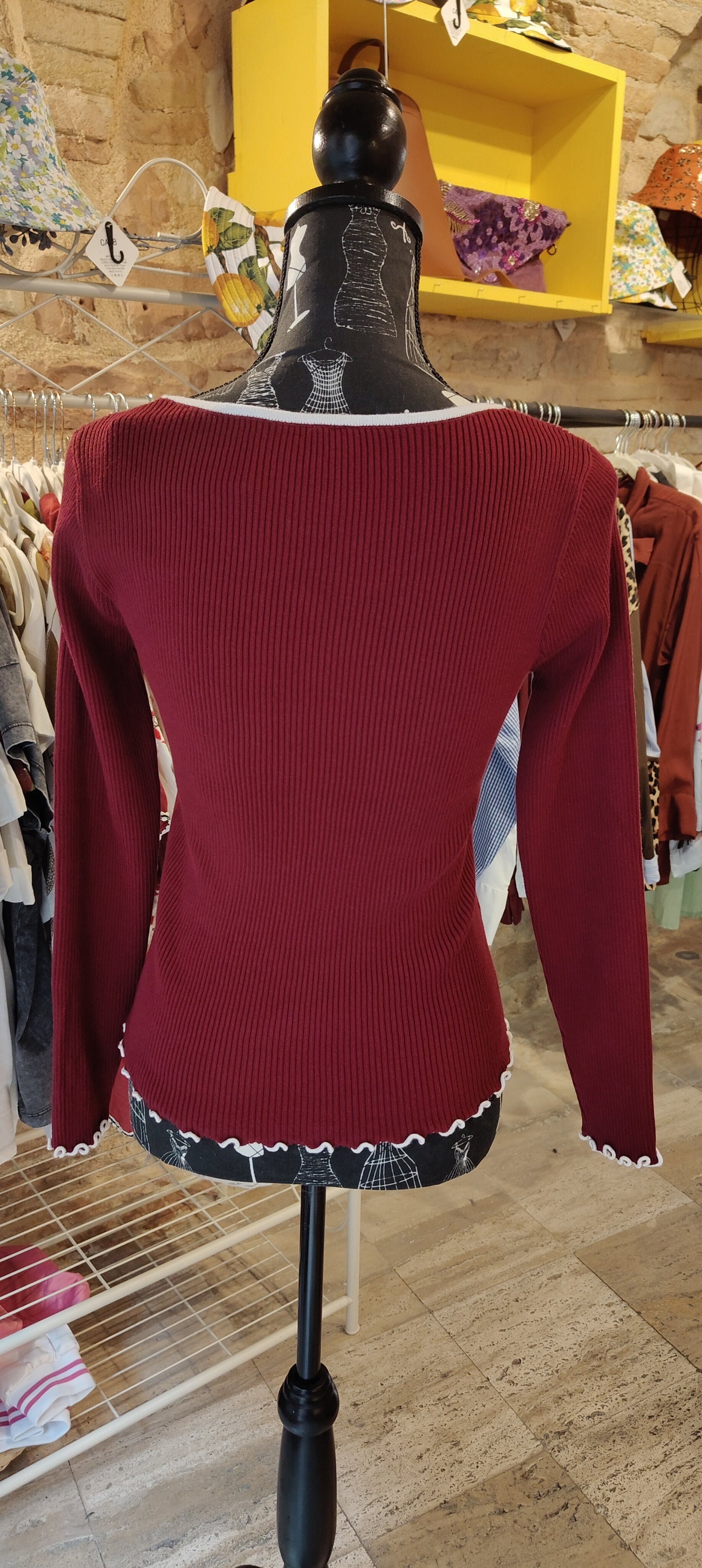 Maglia bordeaux