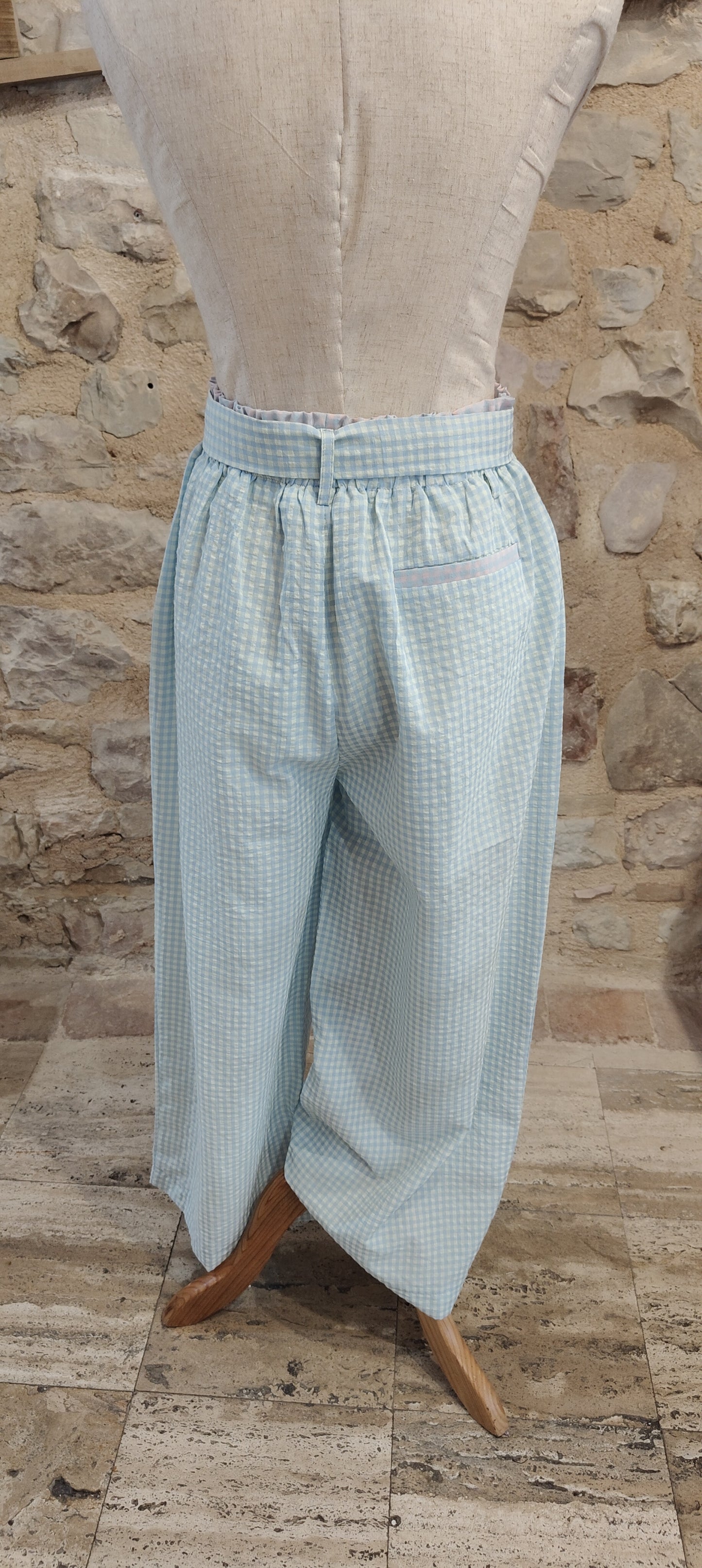 Pantaloni vichy