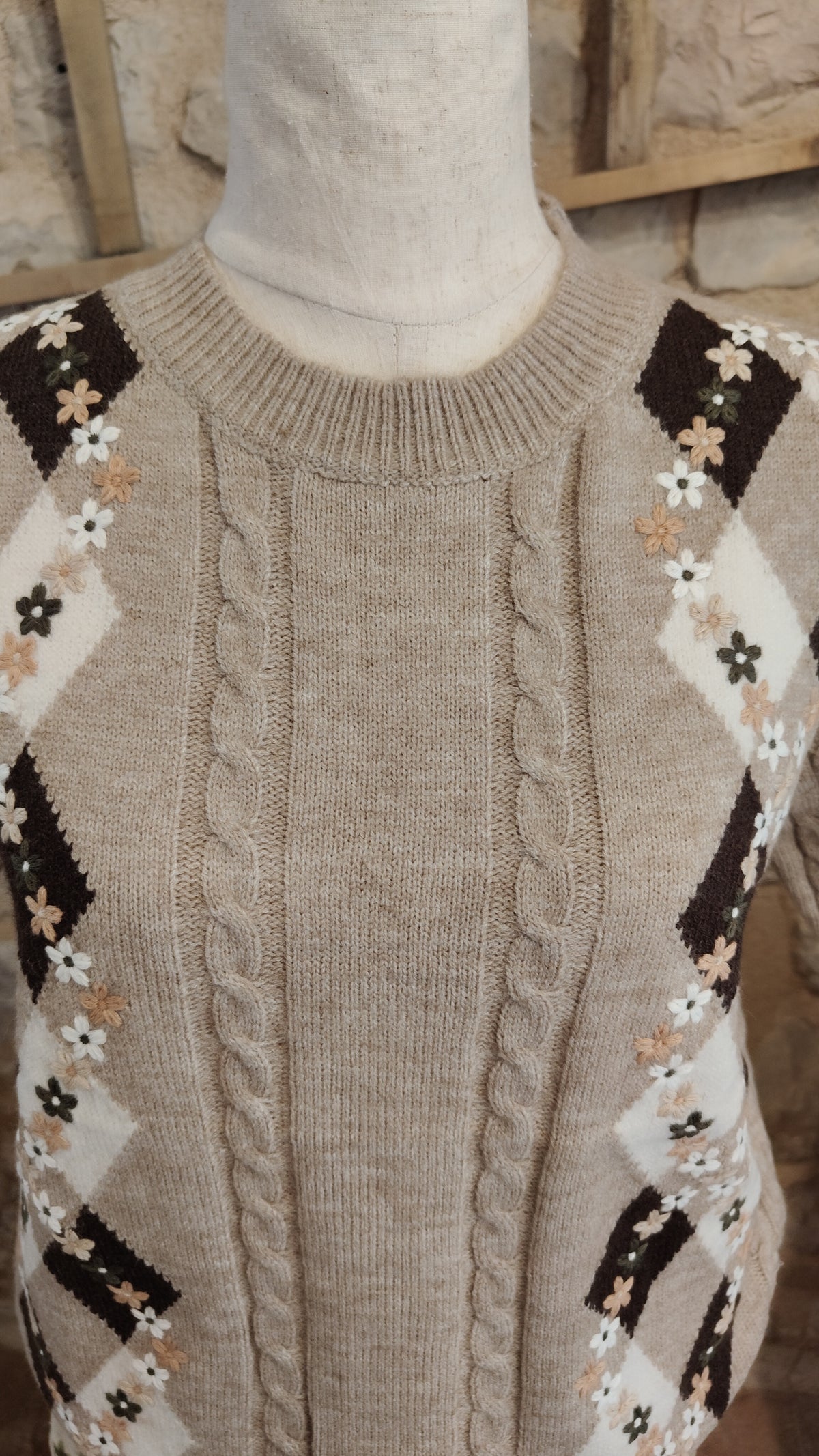 Maglia cutie (beige)