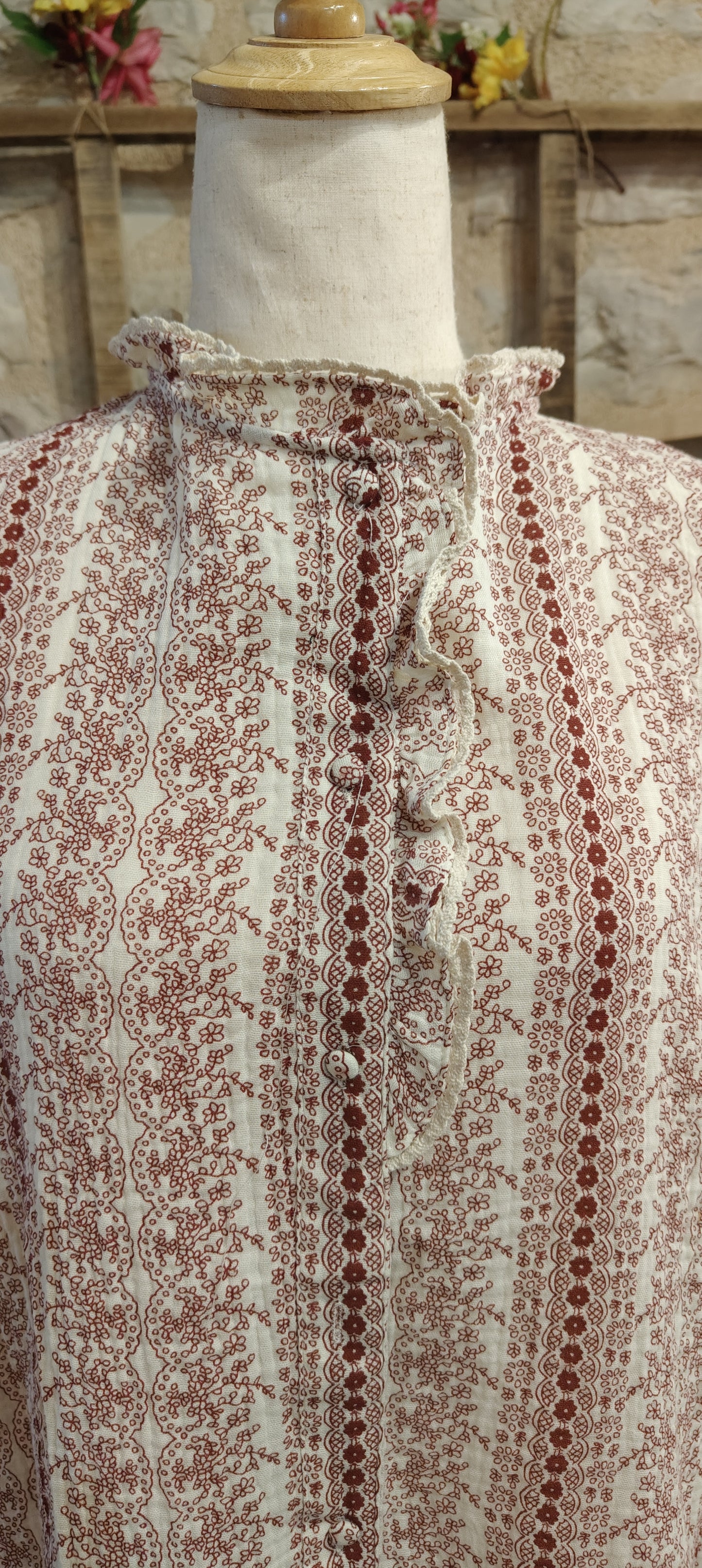 Camicetta ghirigori rossa