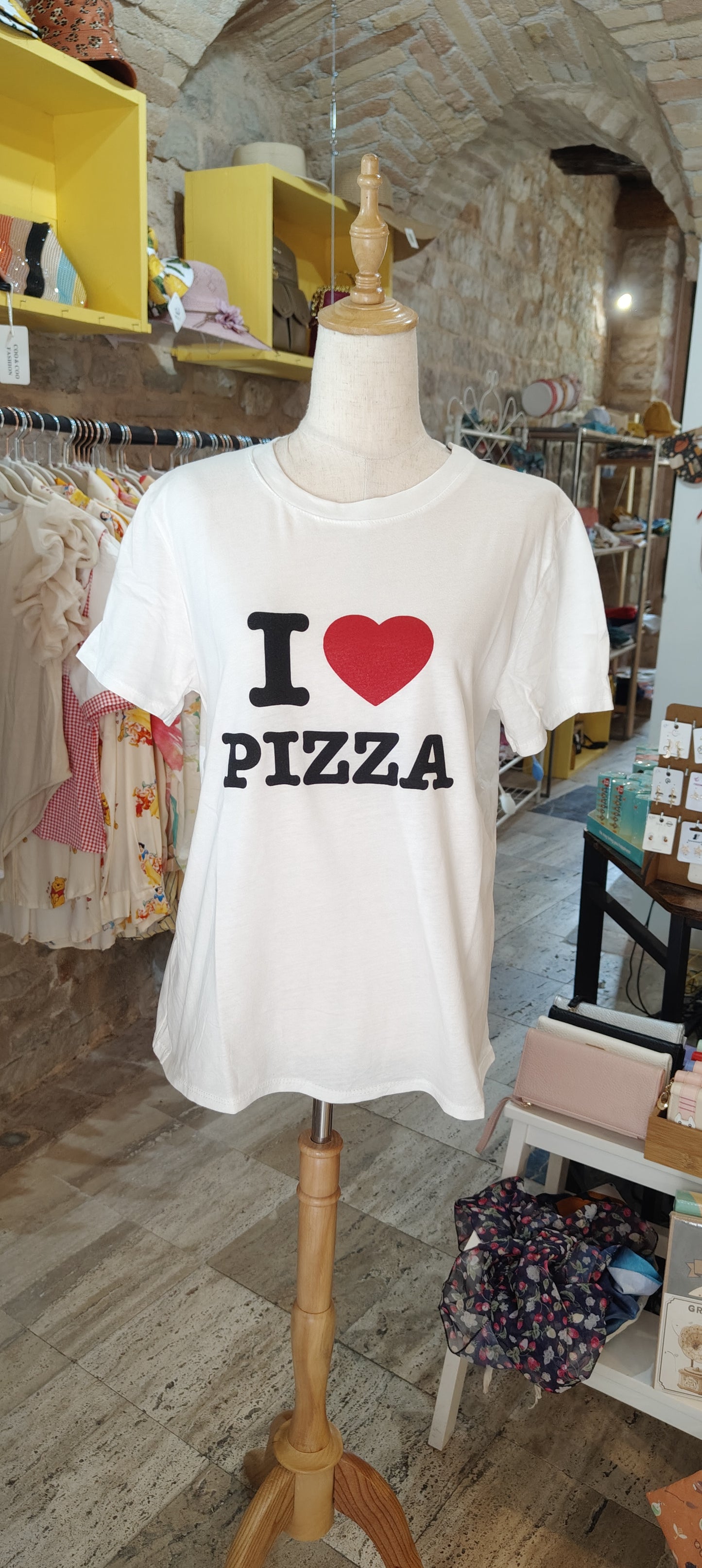 T-shirt I love pizza