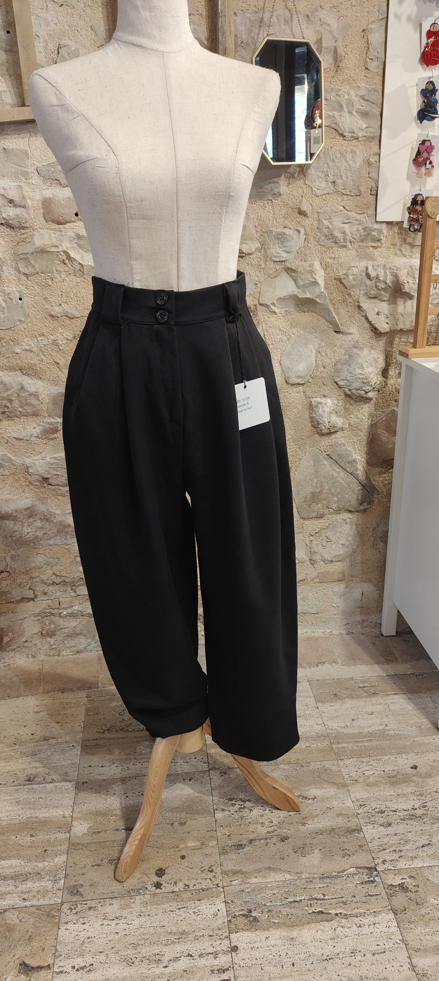 Pantaloni baloon neri