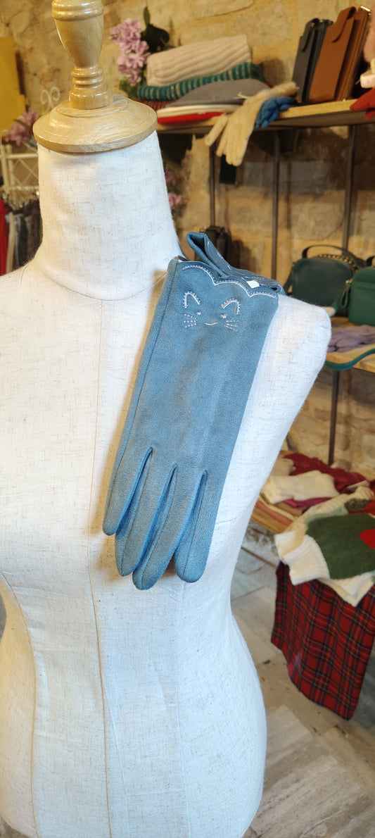 Guanti gatto carta da zucchero