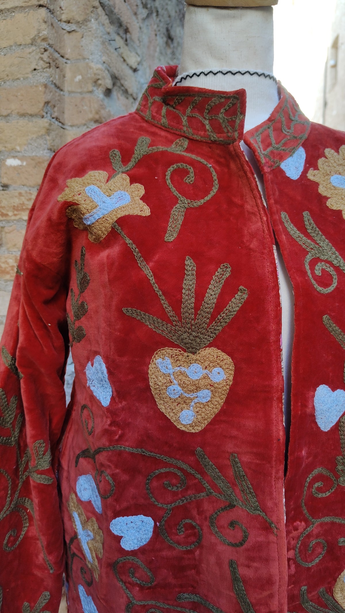 Kimono Suzani Rosso