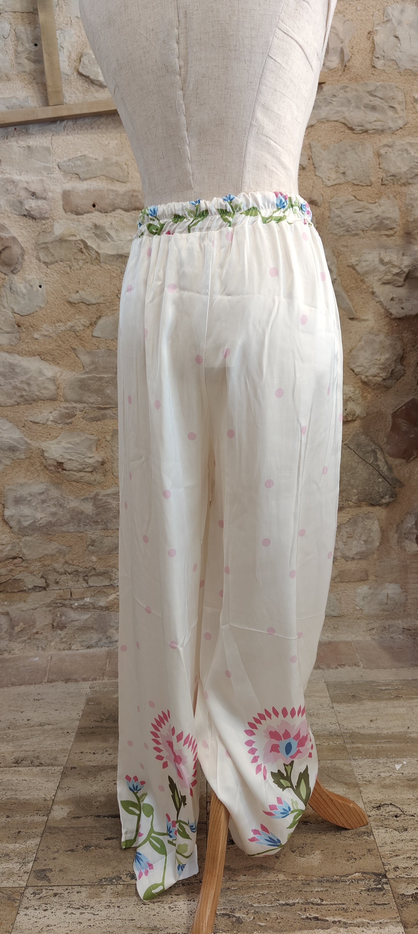 Pantaloni geo (bianchi)