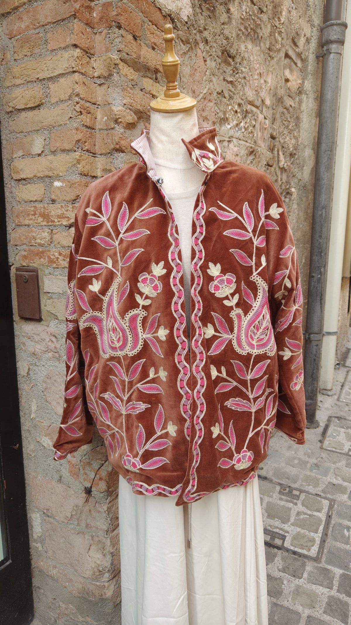 Kimono Suzani pesca