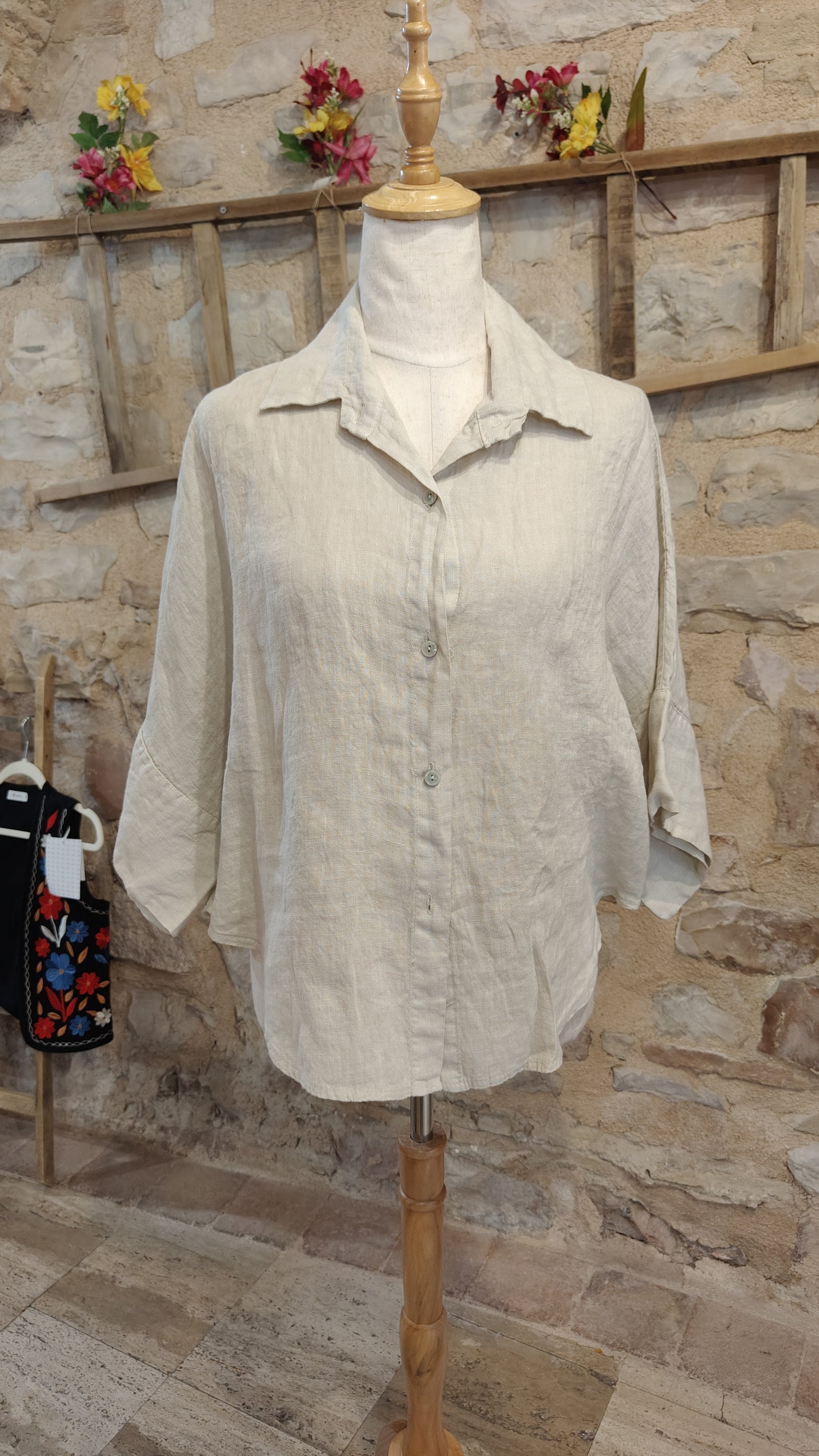 Blusa mezzaluna off white