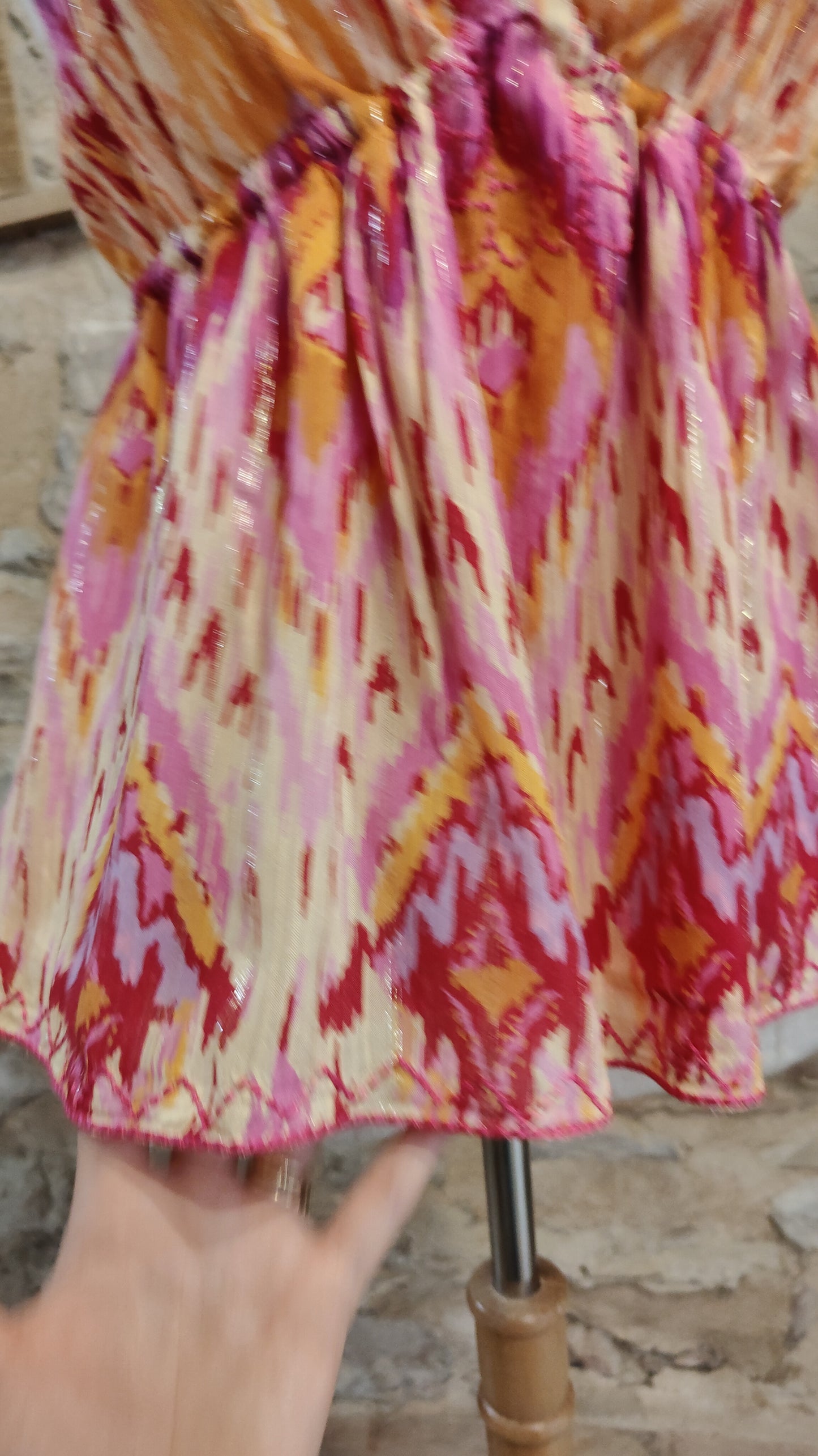Top zig zag fucsia