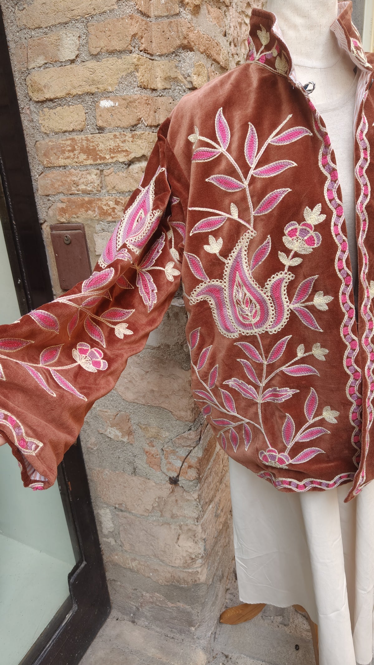 Kimono Suzani pesca