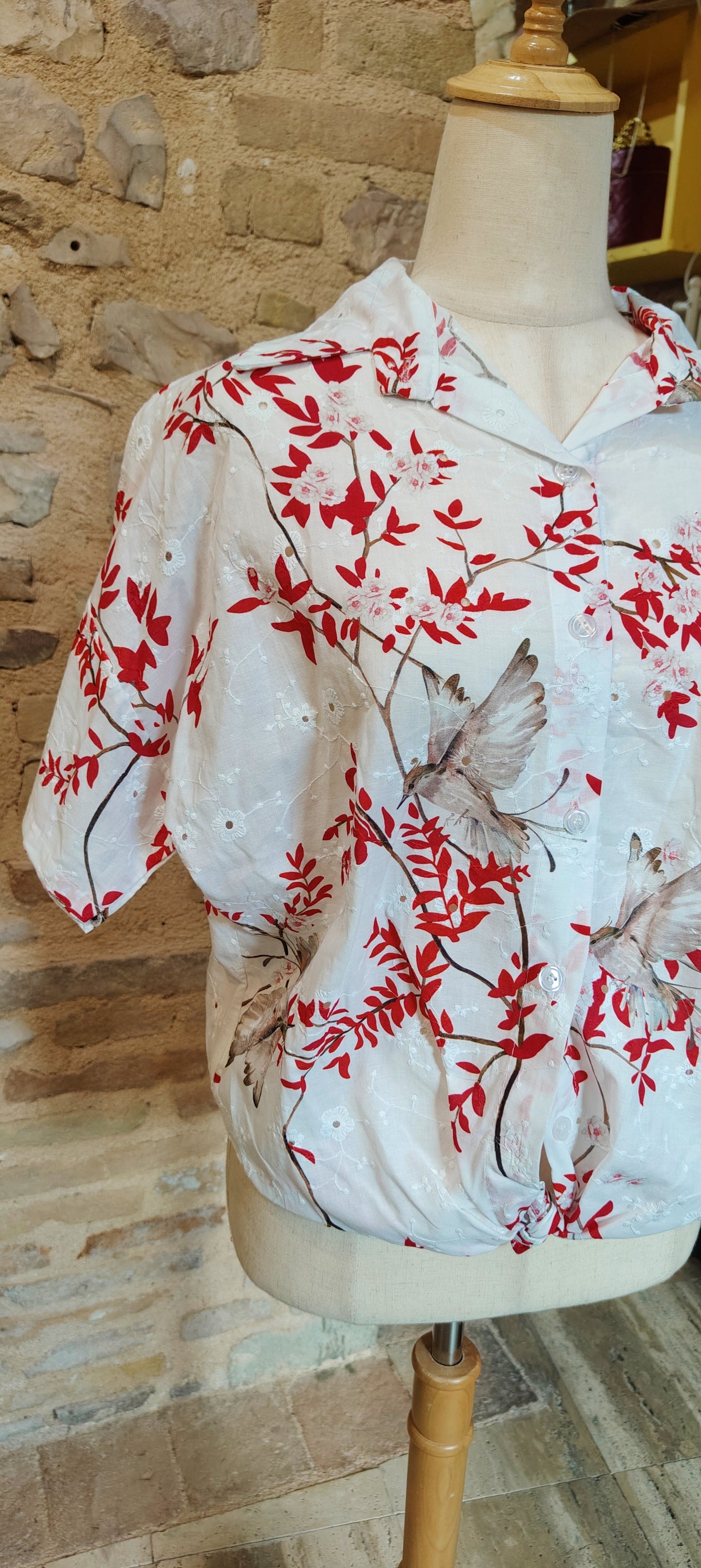Camicia colibrì