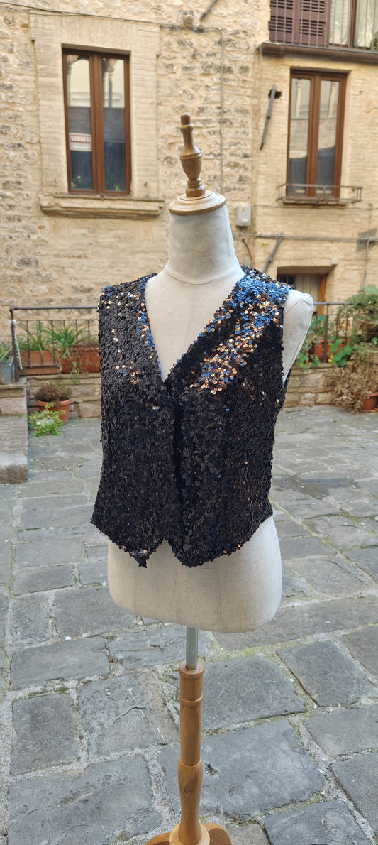 Gilet paillettes